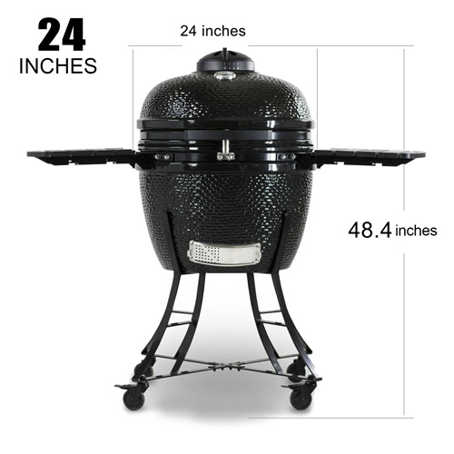 XLarge Size 24 inch Ceramic Kamado BBQ Grill-1