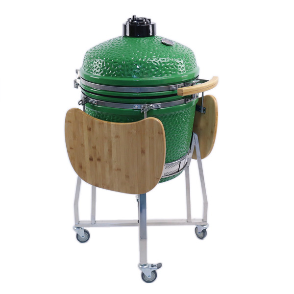 Large-22-inch-ceramic-kamado-bbq-grill-factory supplier