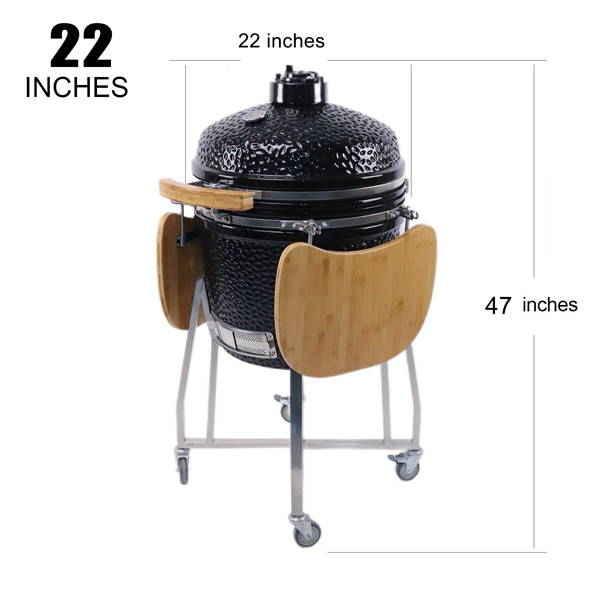 Large-Size-22-inch-Ceramic-Kamado-BBQ-Grill-Factory-supplier