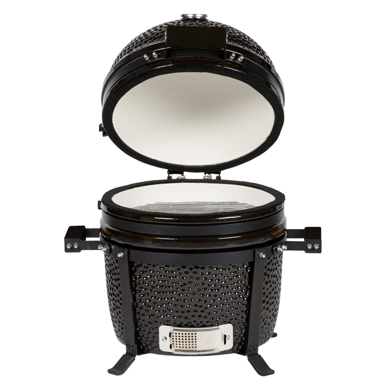 Table-top-15inch-all-black-Mini-Max-Ceramic-Kamado-BBQ-Grill-factory